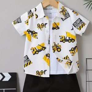 Boys Dumptruck Outfit NIP Size 4/5